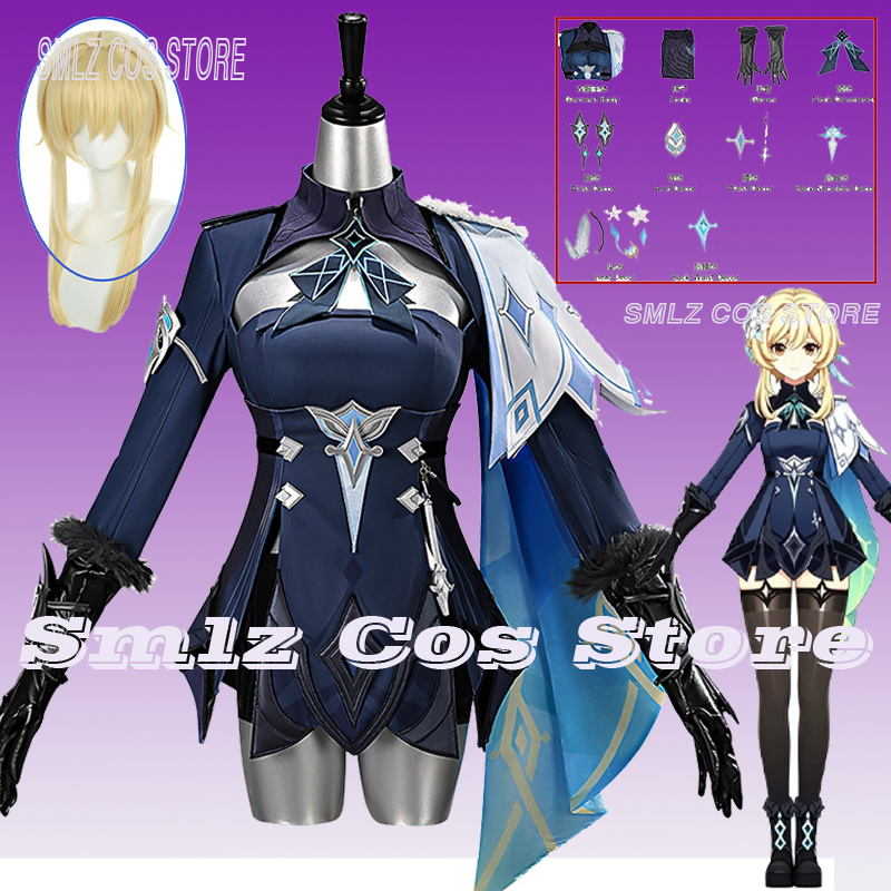 Cosplay Prop Making - 2026年原神トラベラー・ルミネコスプレ衣装スネジナヤ衣装小道具ウィッグセットハロウィンパーティープレイユニフォーム