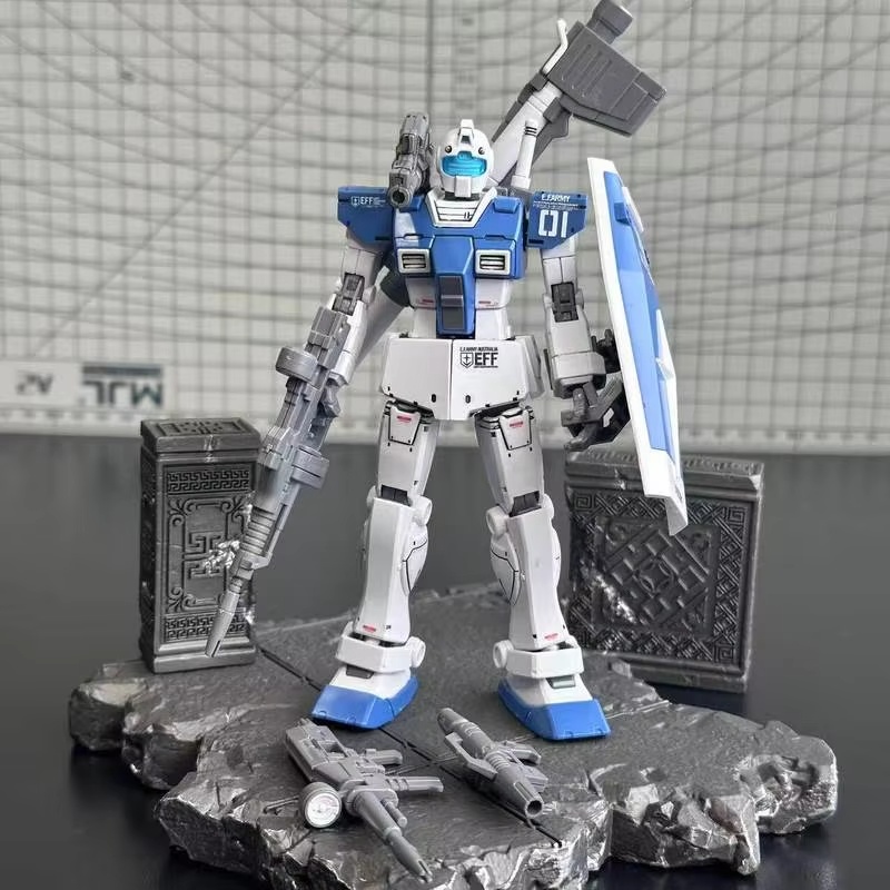 Bandai Gundam Hg - HG GTO GM ホワイトドッグチーム カスタムカラー 1/144