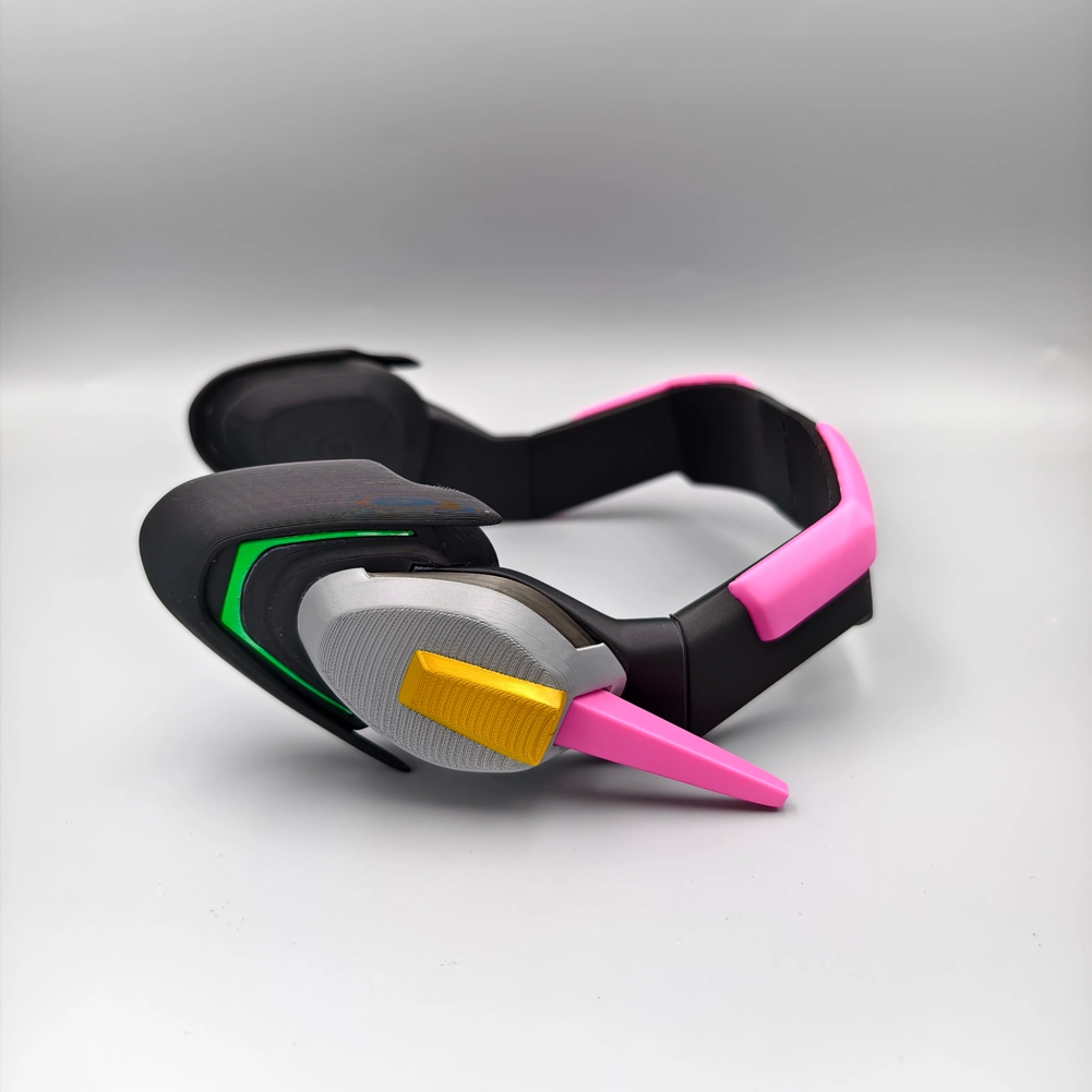 3Dプリント製クラフトDVAヘッドセットコスプレフルプロップ - Dva Cosplay Prop のレビューと価格