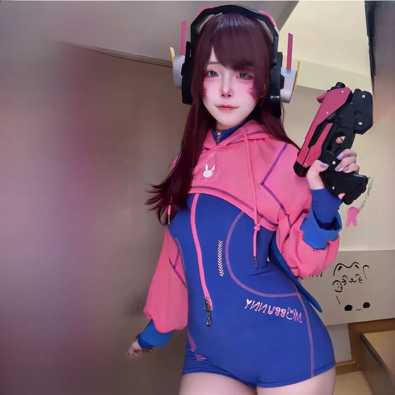 オーバーウォッチ コスプレ バニーガール ソング ハナ DV - Dva Cosplay Prop のレビューと価格