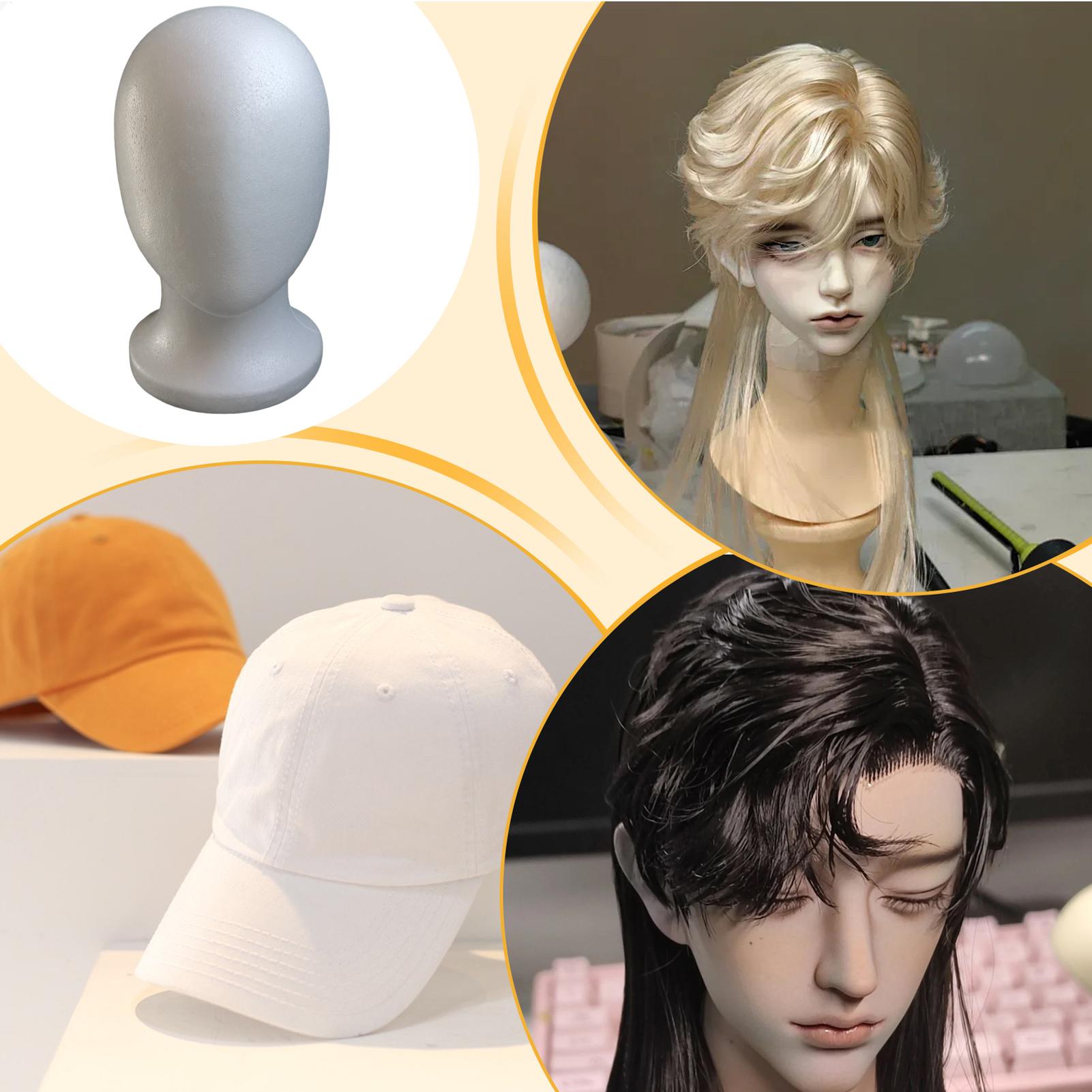 発泡スチロール製のマネキンヘッド。ウィッグの展示、コスプレ、 - Cosplay Prop Foam のレビューと価格