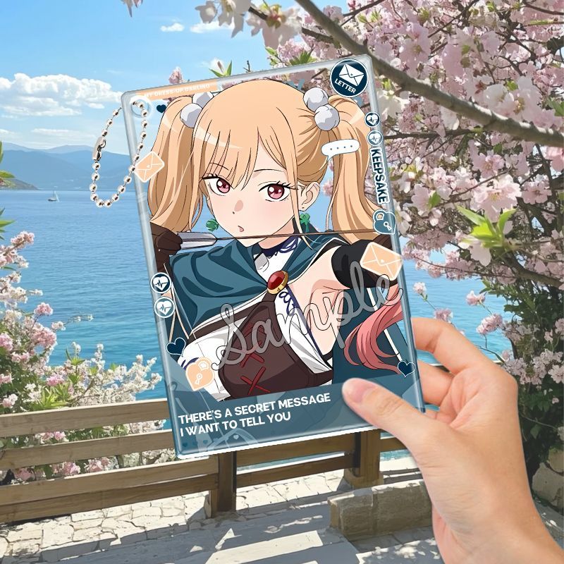 漫画かわいいアニメ私のドレスアップダーリン北川マリン写真小道 - Acrylic Cosplay Prop のレビューと価格