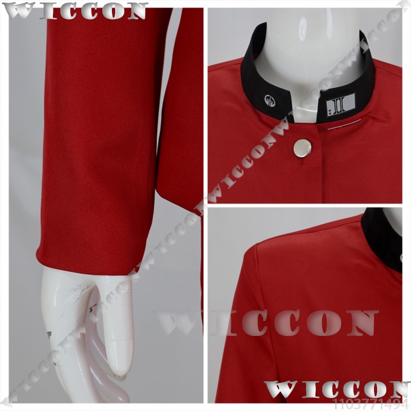 ツクモ今百ゲームコスプレライン赤い学校制服学生スーツ紫色のか - Cosplay Prop Making のレビューと価格