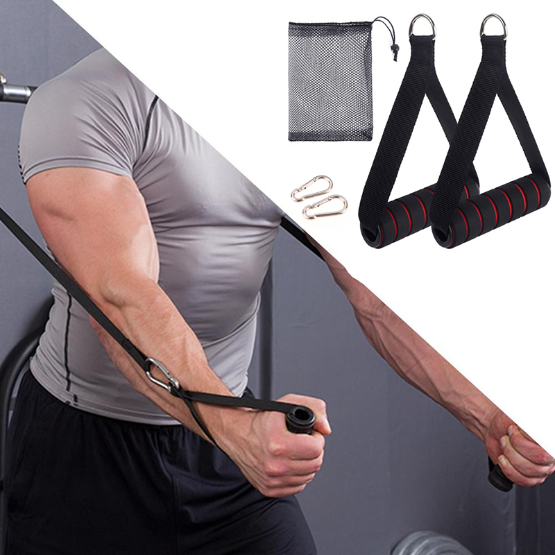 1セットDリングメタルジムハンドルグリップワークアウトヘビー - D Ring Strap のレビューと価格