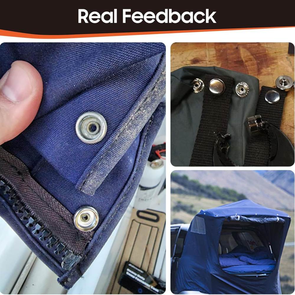 手動式金属製スナップボタン取り付けプライヤーキット。ステンレ - Snap Plier Setter のレビューと価格