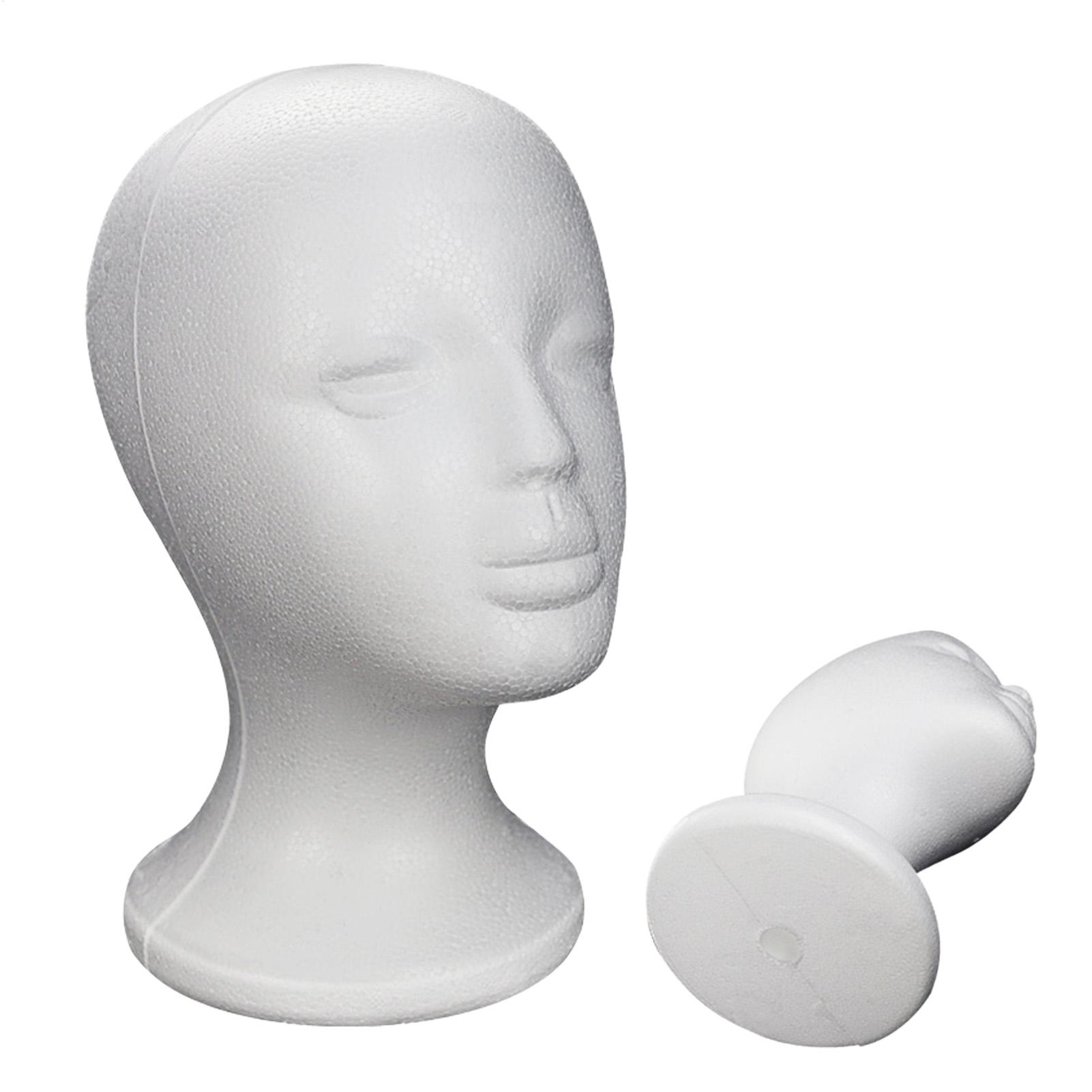 フォームヘッドマネキン軽量帽子ヘアピースヘッドフォンディスプ - Cosplay Prop Foam のレビューと価格