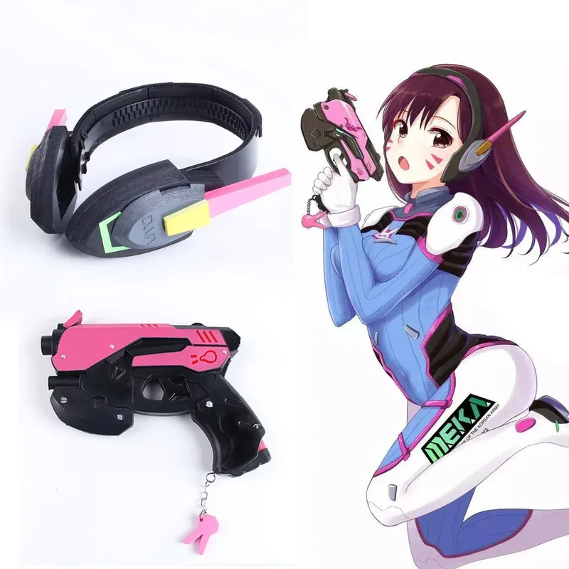 ゲームオーバーウォッチ D.Va イヤホンガン ハナソン D - Dva Cosplay Prop のレビューと価格