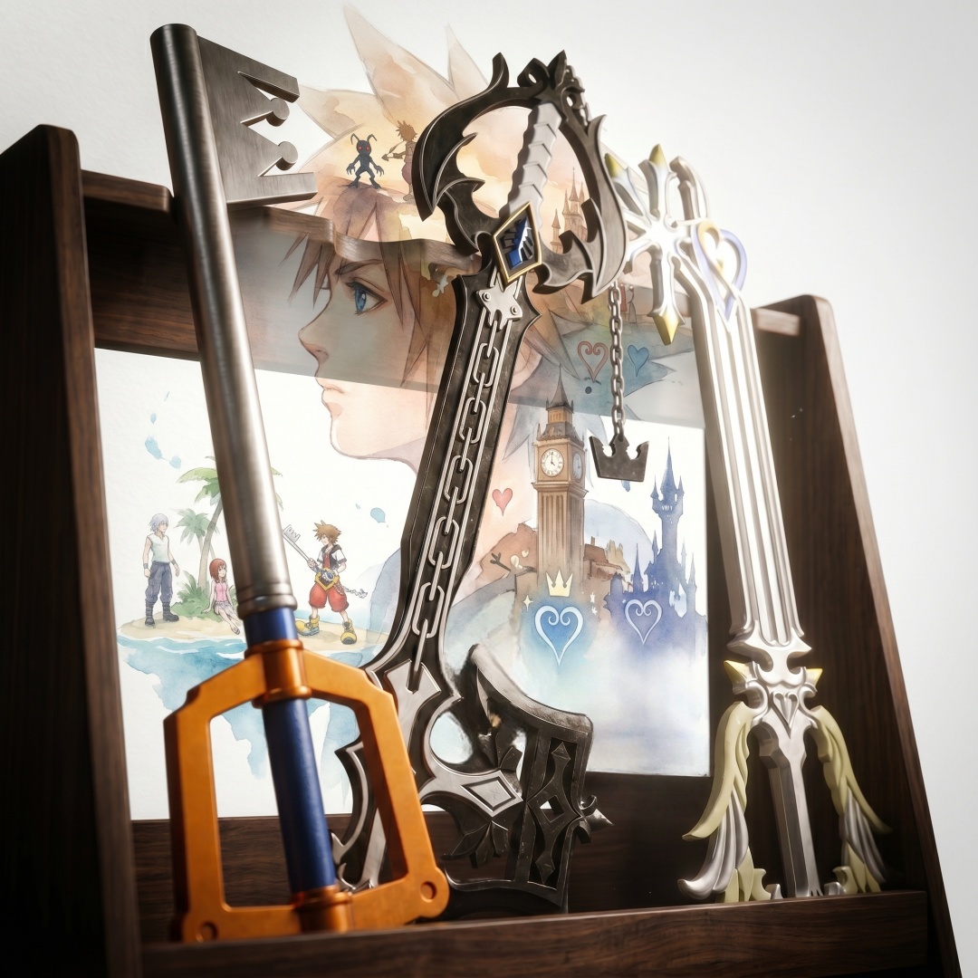 33.8インチ キングダムハーツ ソラ キーブレード カタナ - Keyblade Cosplay Prop のレビューと価格