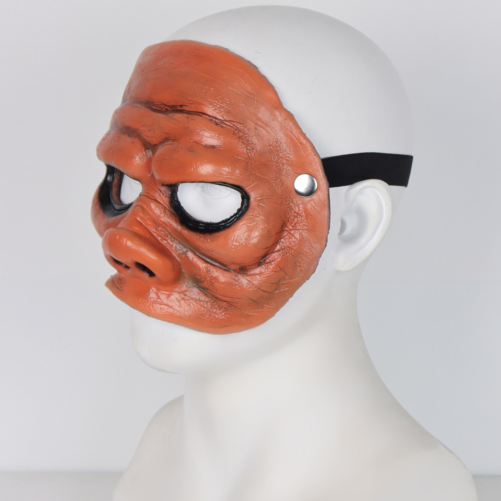 ビーホルダーピンチマスクの目、豚の顔PUフォームマスク、ハロ - Cosplay Prop Foam のレビューと価格